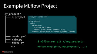 Utilisation de MLflow pour le cycle de vie des projet Machine learning ...