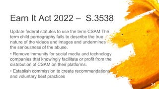 Seeking Justice for Victims of CSAM Despite Section 230 | PPT ...
