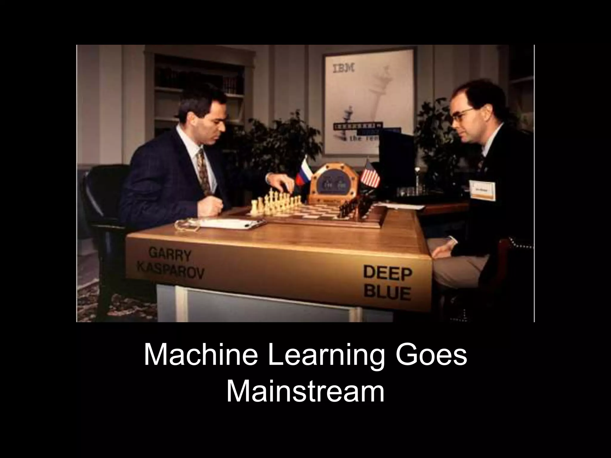 Machine Learning Goes
Mainstream
 