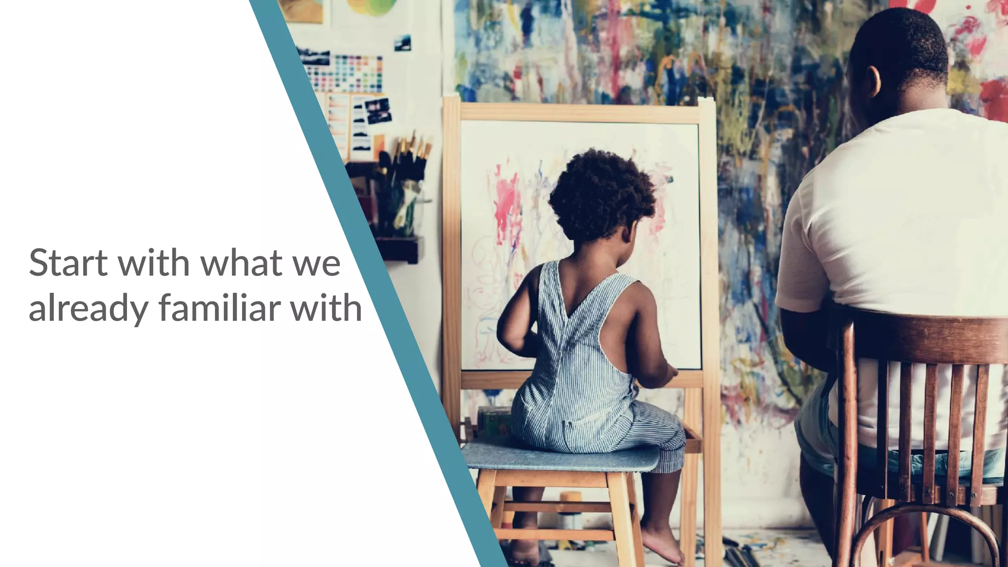 Start with what we
already familiar with
 