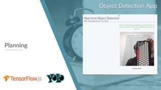 Planning
Object Detection App
Object Detection App
 