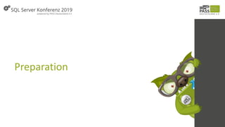 Preparation data integration
 