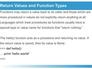 Functions in Python with all type of arguments | PPTX