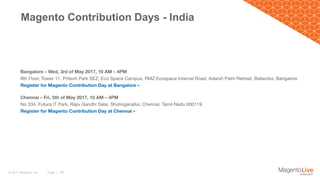 Page | 35© 2017 Magento, Inc.
Magento Contribution Days - India
 