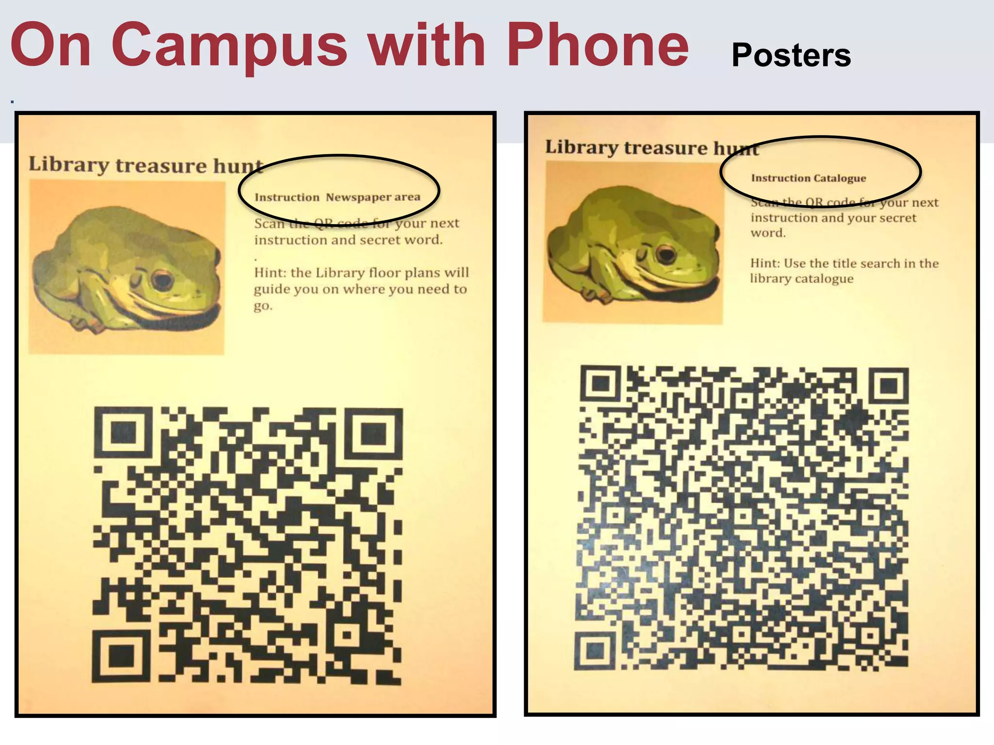 On Campus with Phone.Posters