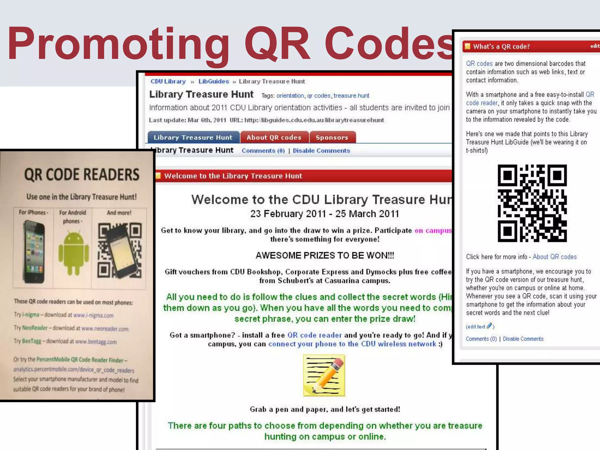 Promoting QR Codes
