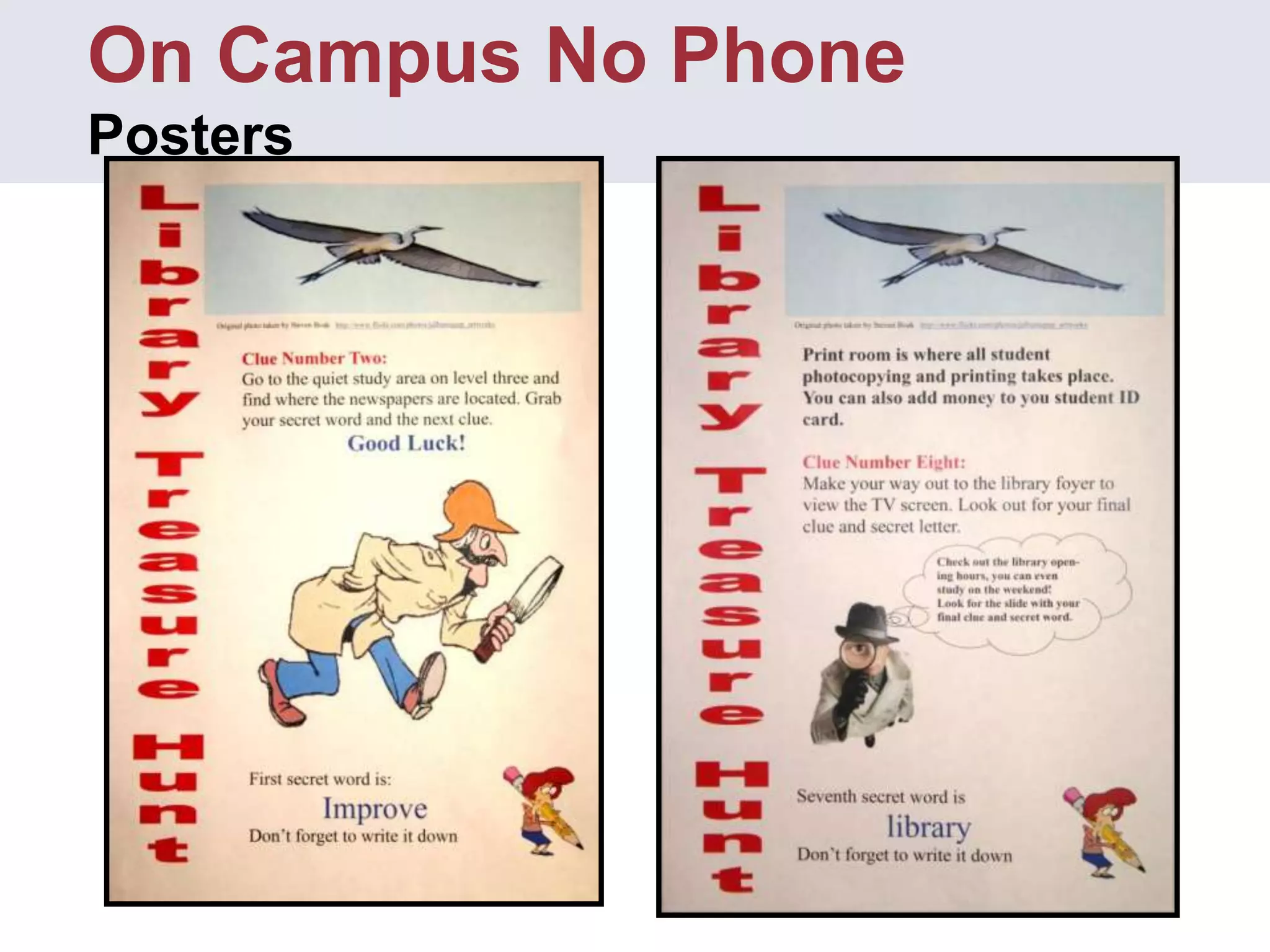 On Campus No Phone Posters