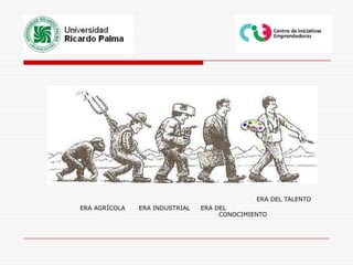 ERA DEL TALENTOERA AGRÍCOLAERA INDUSTRIALERA DEL CONOCIMIENTO