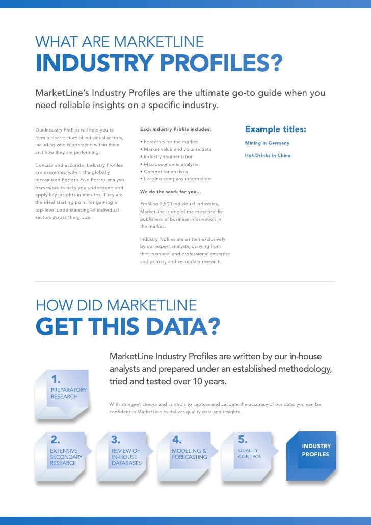 Marketline Industry Profiles Brochure