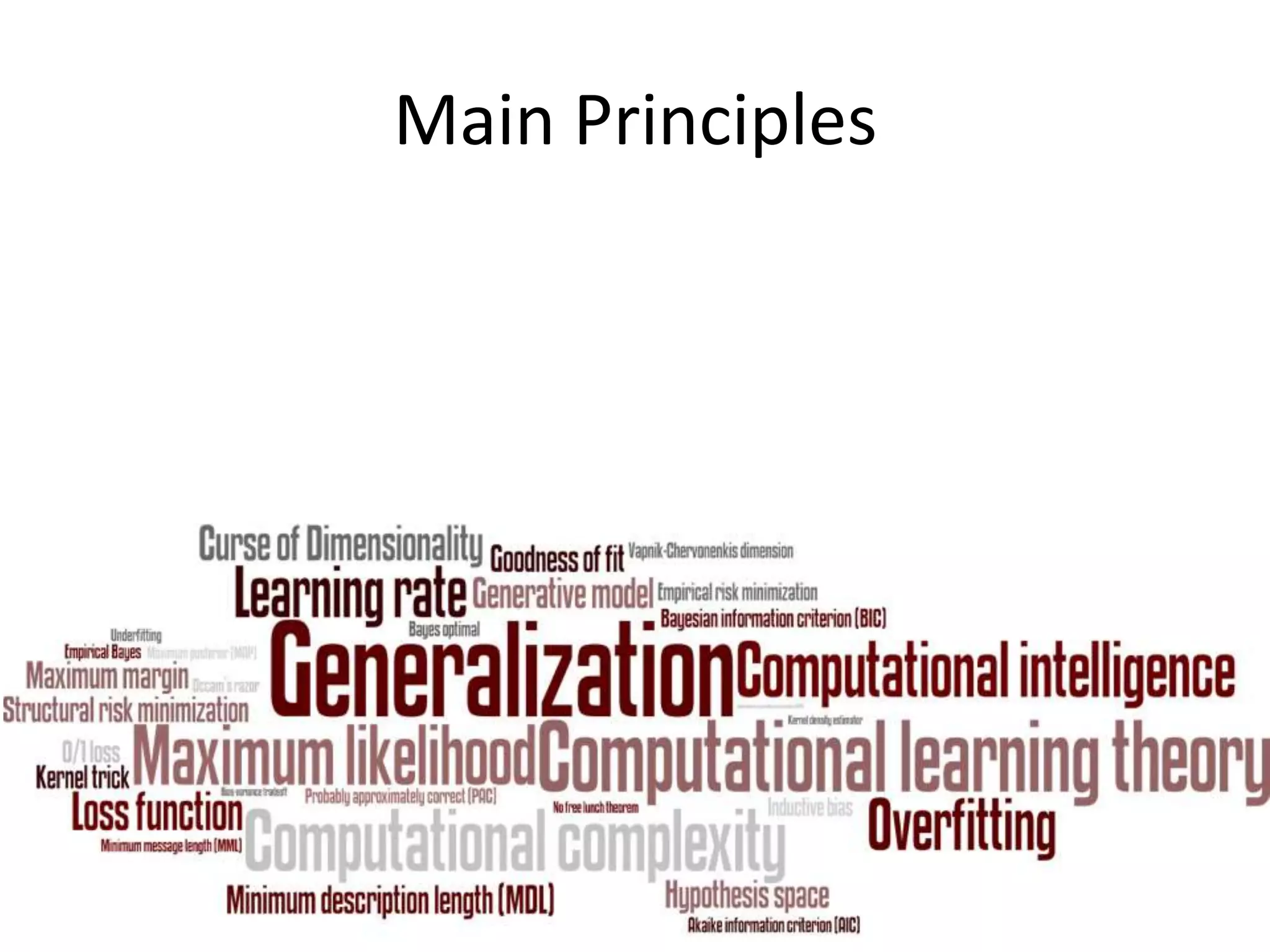 Main Principles
 