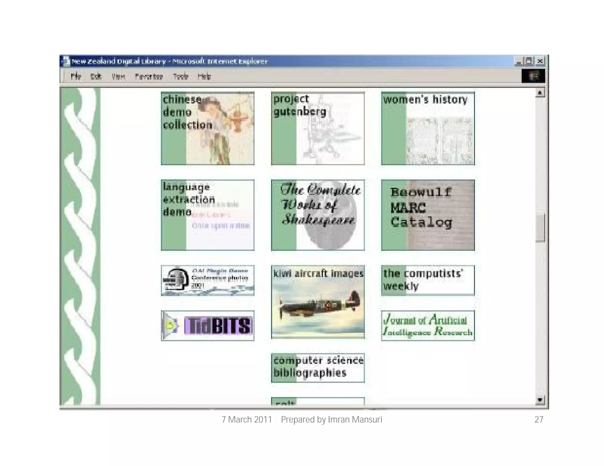 7 March 2011 Prepared by Imran Mansuri   27
 