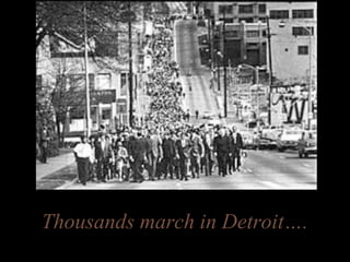 Thousands march in Detroit….
 