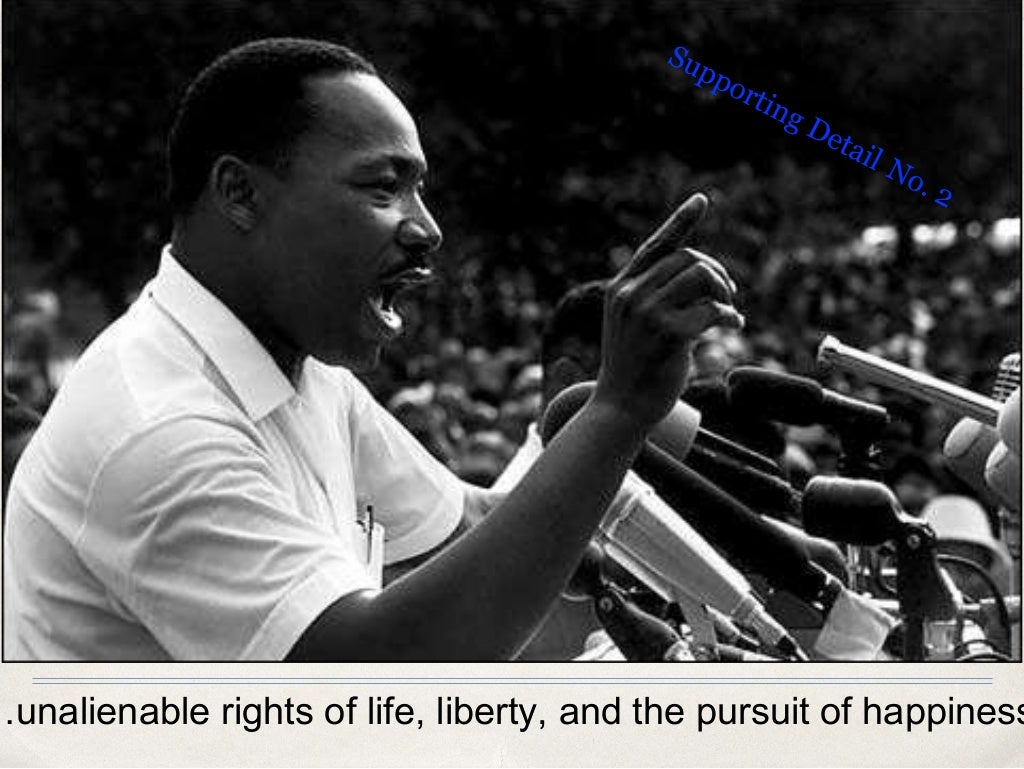 Martin Luther King Jr. Speech Visual Aid