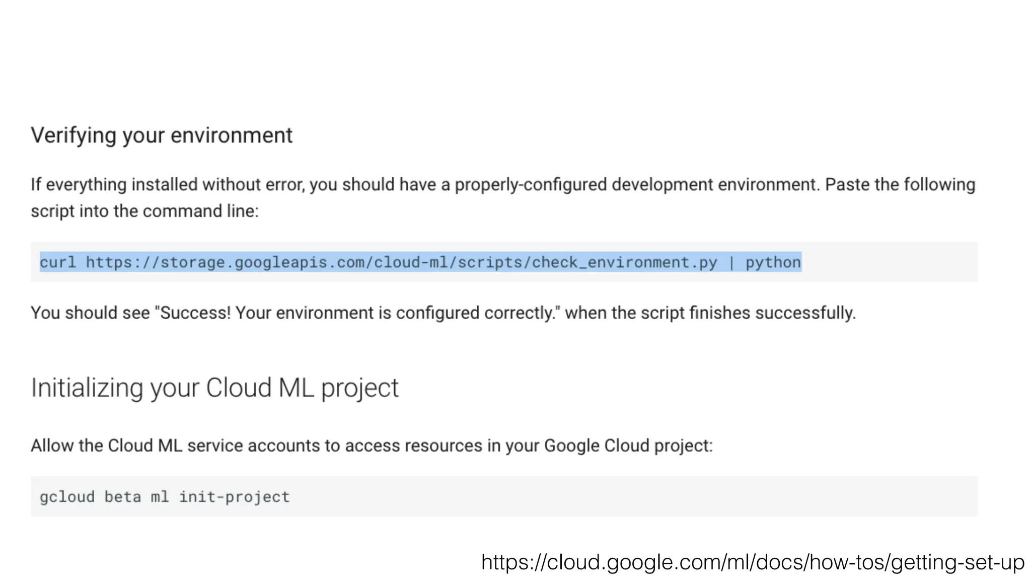 https://cloud.google.com/ml/docs/how-tos/getting-set-up
 