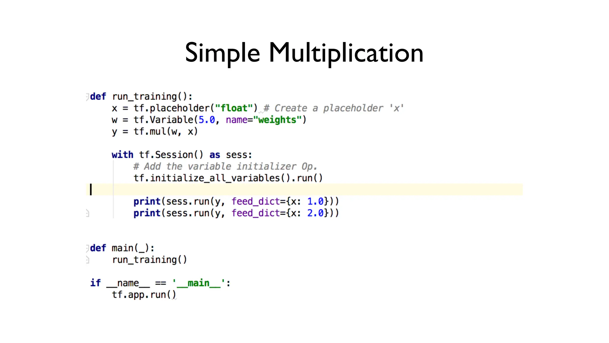 Simple Multiplication
 
