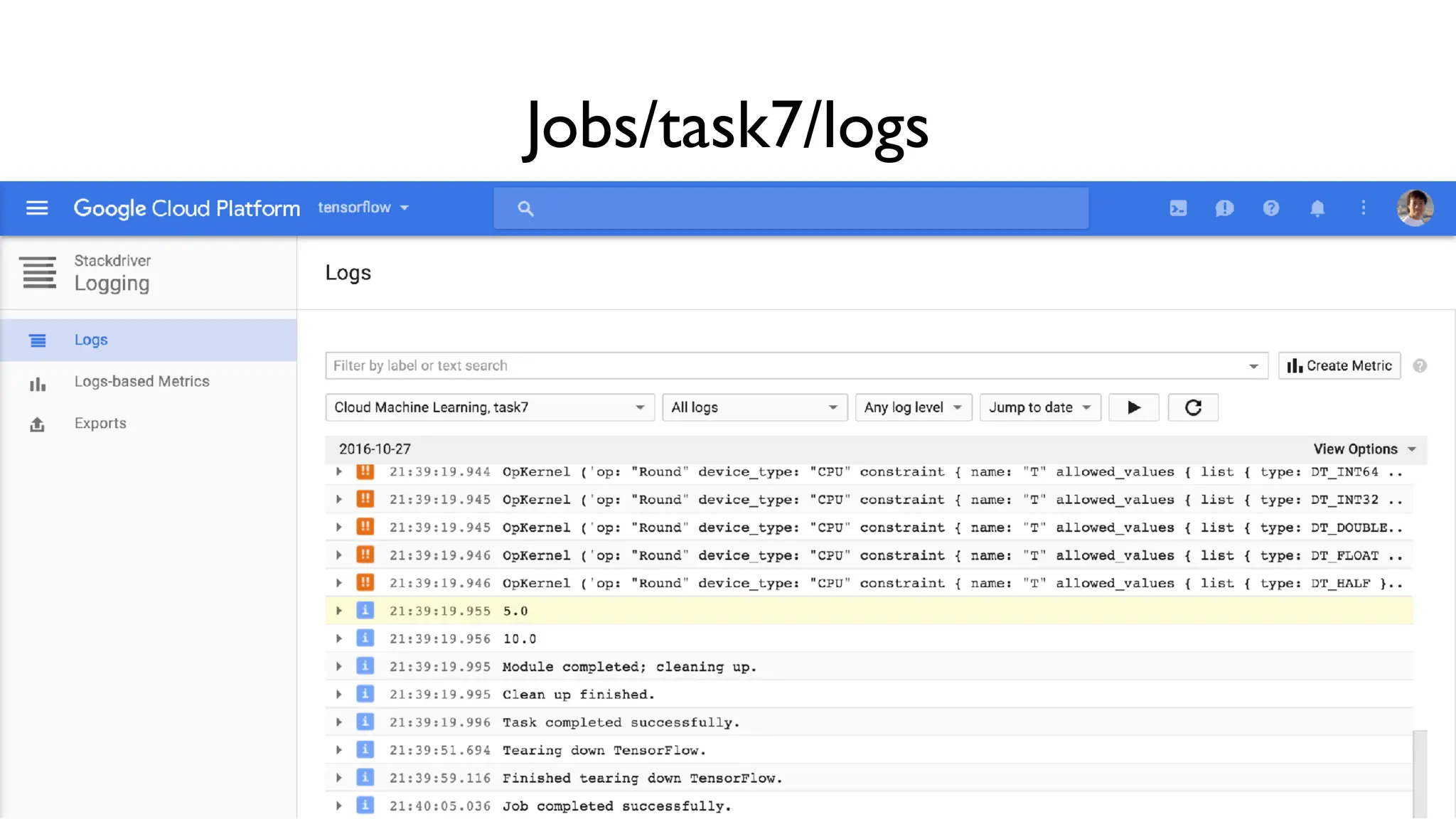 Jobs/task7/logs
 
