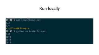 Run locally
 