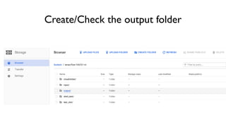 Create/Check the output folder
 
