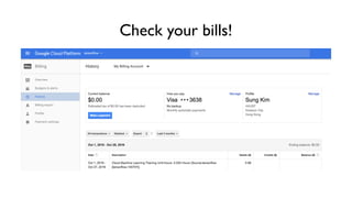 Check your bills!
 