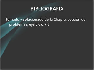 BIBLIOGRAFIATomado y solucionado de la Chapra, secciòn de problemas, ejercicio 7.3