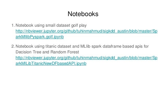 spark mllib random forest