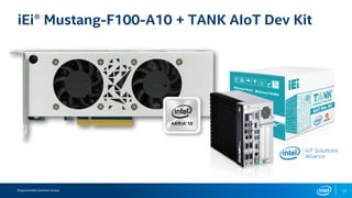 Programmable Solutions Group 12
iEi® Mustang-F100-A10 + TANK AIoT Dev Kit
 