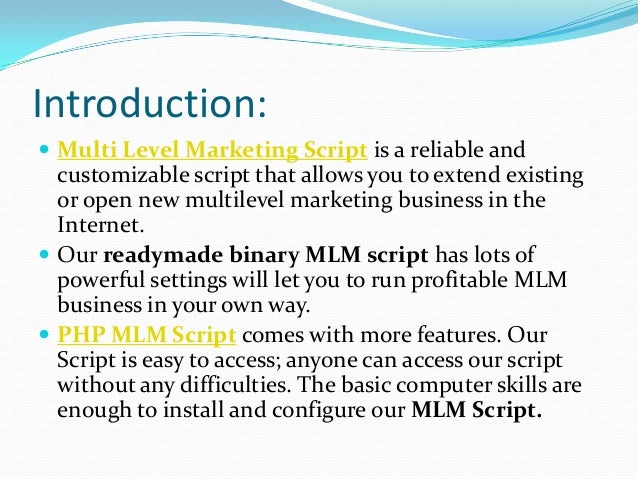 Binary option php script