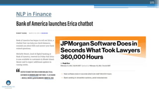 105
NLP in Finance
 