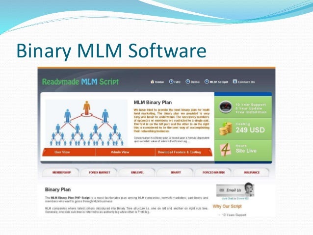 Binary options website script