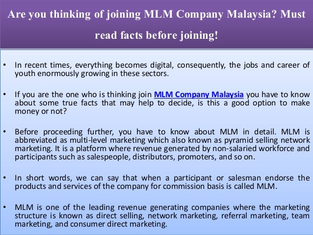 Mlm Company Malaysia