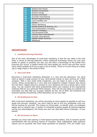 Mlm introduction | PDF
