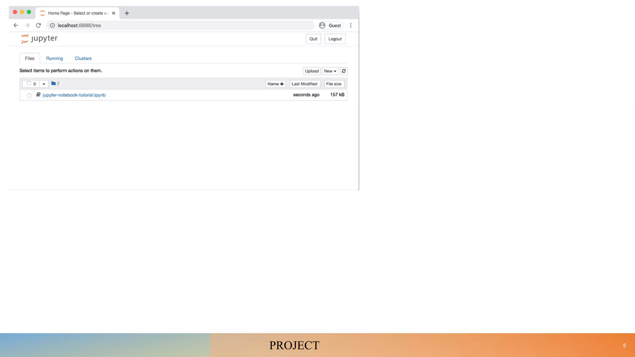 5
PROJECT
 