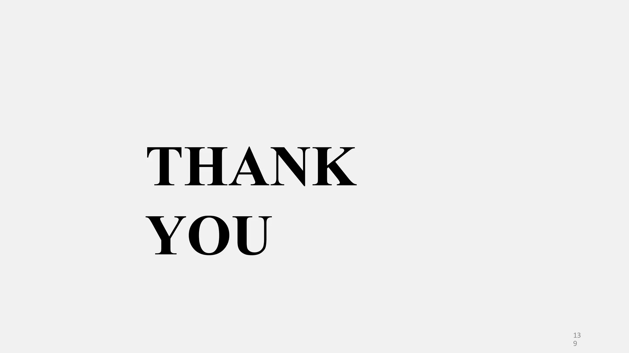 THANK YOU 13 9 