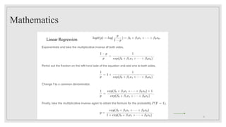 Mathematics
Linear Regression
6
 