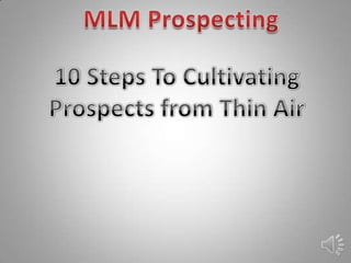 MLM Prospecting