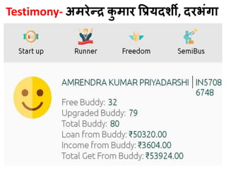 Testimony- अमरेन्द्र कु मार पियदगर्शी, दगरभिंीा
 