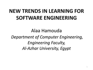 Machine Learning in Software Engineering | PPTX