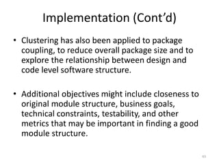 Machine Learning Contd Machine Learning in Software Engineering | PPTX