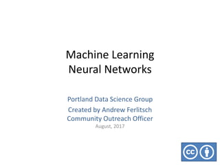 Machine Learning - Introduction to Neural Networks | PPTX