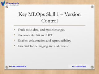 MLOps Training Course | MLOps Online Training | PPTX