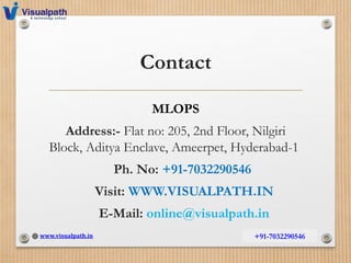 MLOps Training Course | MLOps Online Training | PPTX