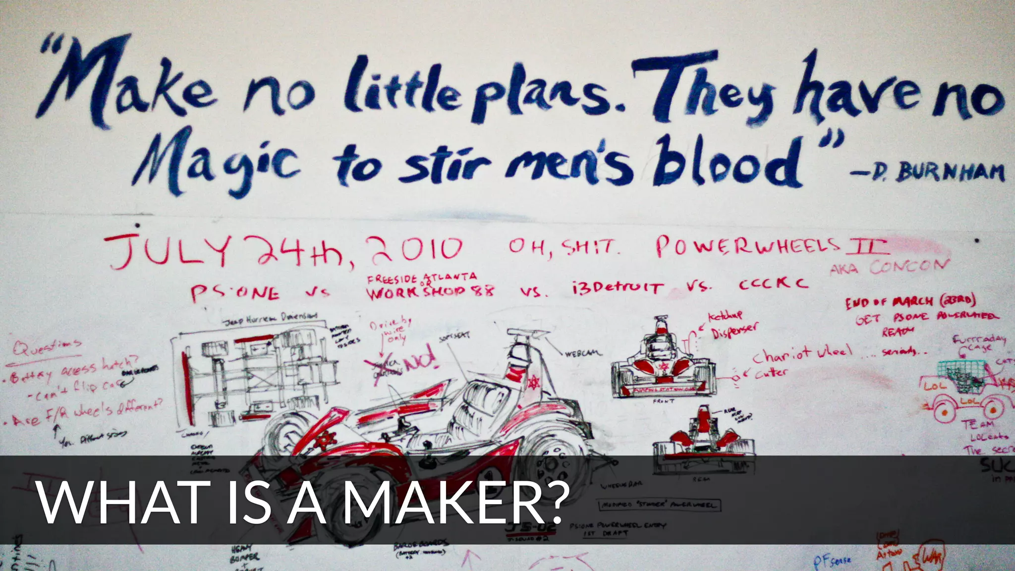 WHAT IS A MAKER?
