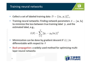 Training neural networks
30
 