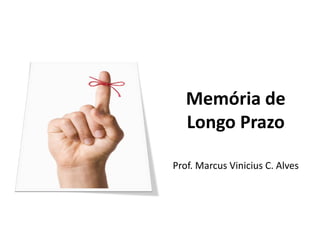 Memória de Longo Prazo Prof. Marcus Vinicius C. Alves  
