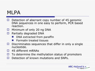 MLPA | PPT