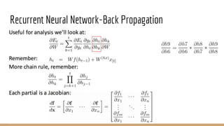 Recurrent Neural Network-Back Propagation
eg:
 