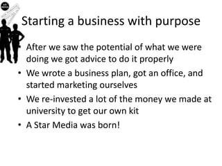 Choosing my degreeI was good at English and being creative+I wanted a creative job+I had a weird mix of options=Creative writing