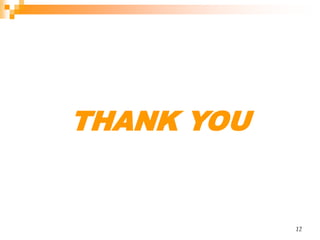 THANK YOU
12
 