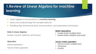 UNIT - 1 INTRODUCTION OF MACHINE LEARNING and Foundation of ML | PPTX