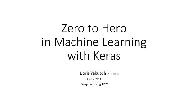 keras machine learning